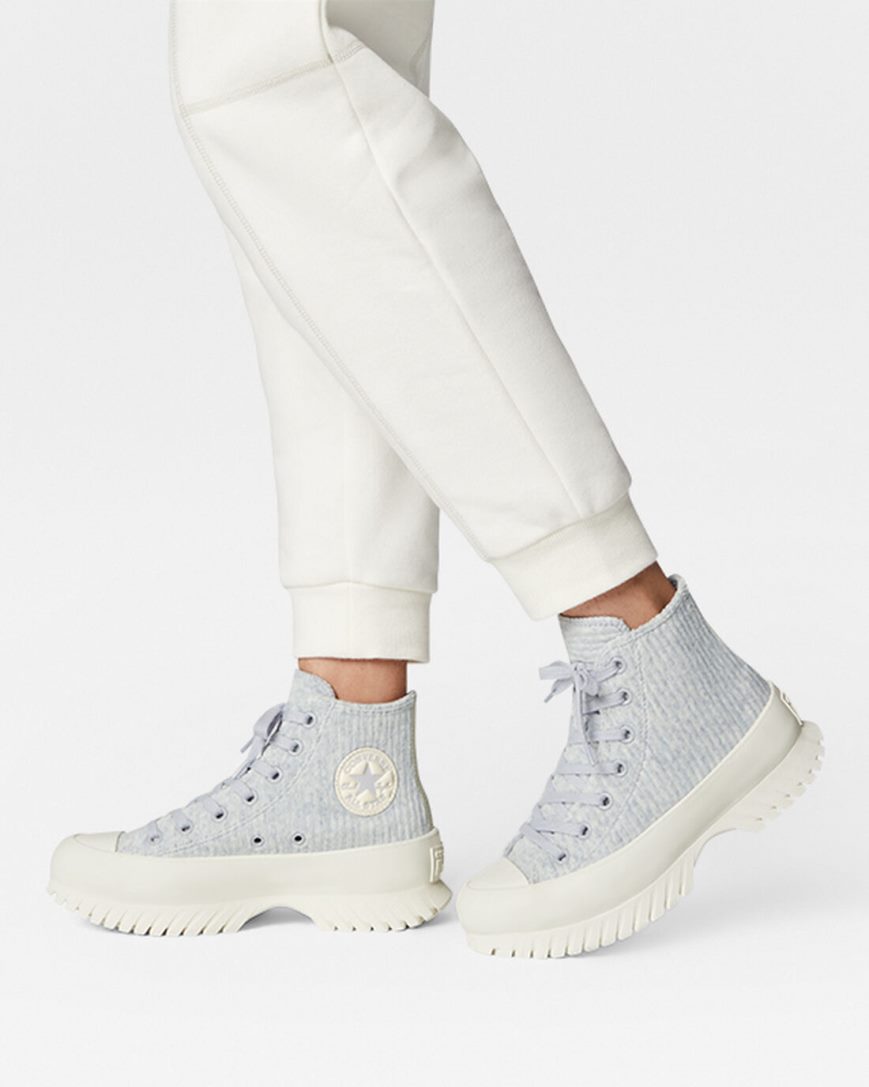 Tenisky Vysoke Converse Chuck Taylor All Star Lugged 2.0 Velour Damske Modre | SK BRMDG8